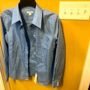 Dockers blue button down shirt
